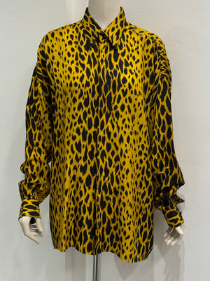 1992 Gianni Versace iconic leopard print shirt