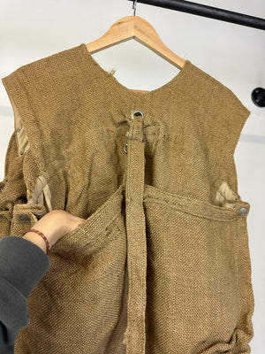 1990s Armani Jeans jute military vest
