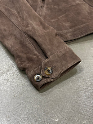 2020s Loro Piana kidskin leather bomber jacket