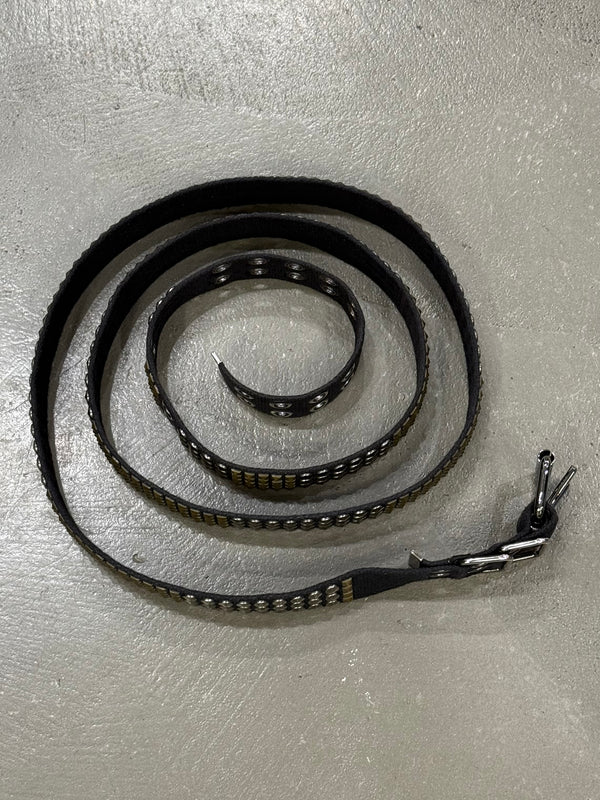 S/S2010 Balmain studded double belt