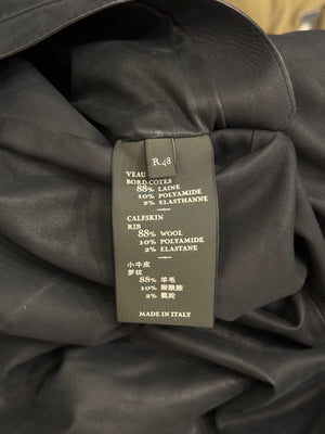 2020s Berluti leather bomber jacket