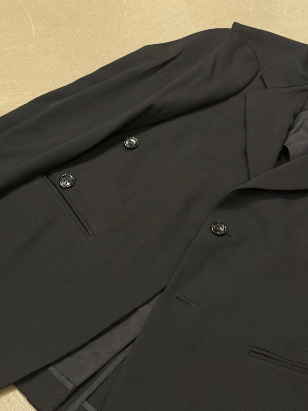 2020s Comme des Garçons cut-out open shoulders blazer jacket