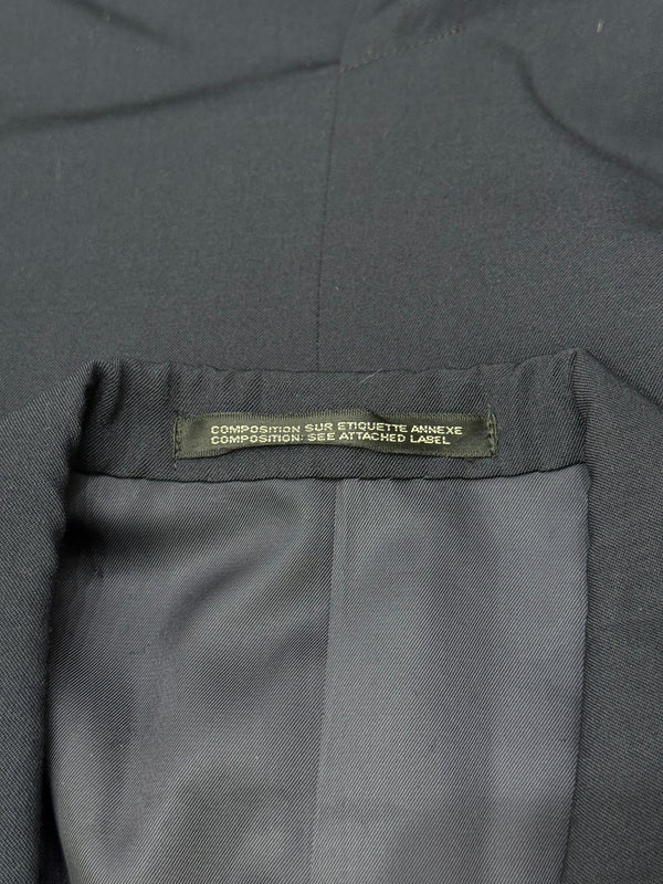 2000s Yohji Yamamoto contrast piping tailored jacket