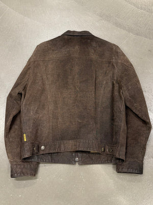 1990s Armani leather work jacket