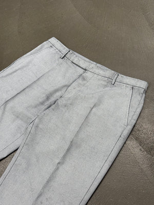 2013 Maison Margiela cracked painted tailored suit set