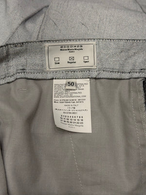 2013 Maison Margiela cracked painted tailored suit set