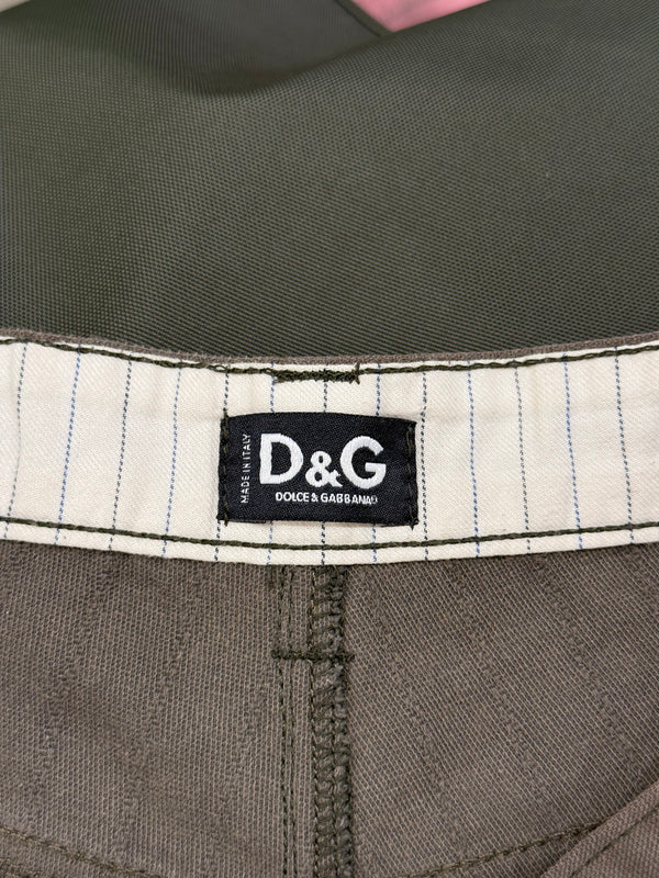 A/W2004 Dolce & Gabbana double layer hybrid pants