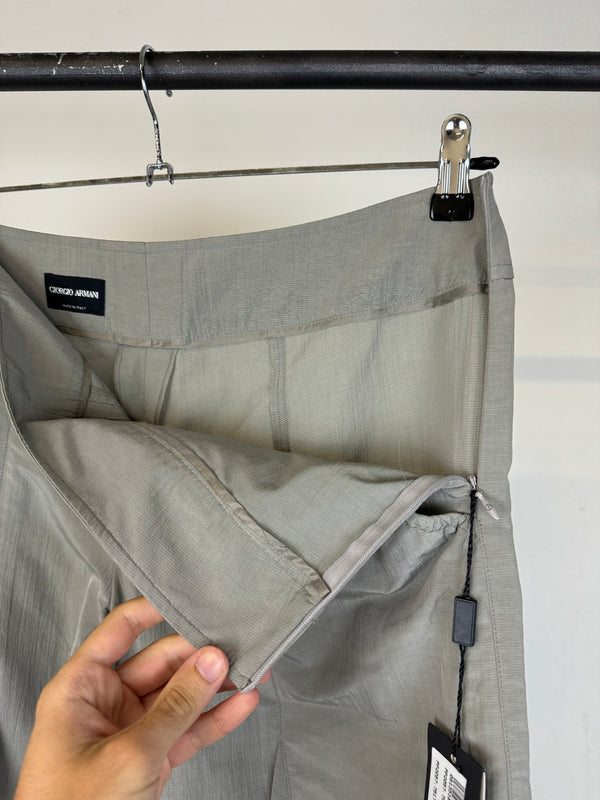 2000s Emporio Armani iridescent wide pants
