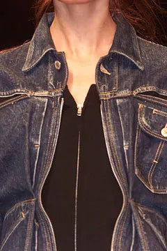 A/W 2002 Yohji Yamamoto runway deconstructed denim jacket - NEW