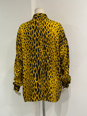 1992 Gianni Versace iconic leopard print shirt