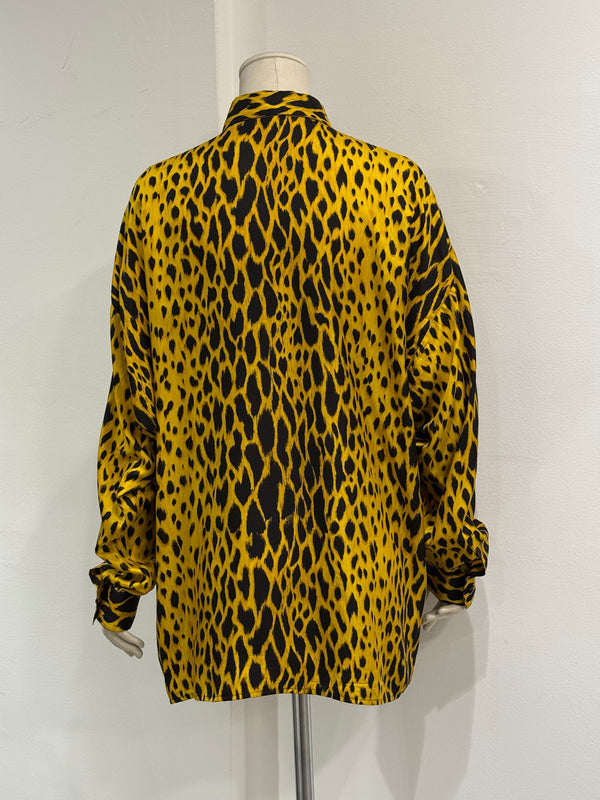 1992 Gianni Versace iconic leopard print shirt