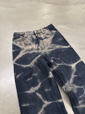 A/W 2022 Dries Van Noten acid electric pants