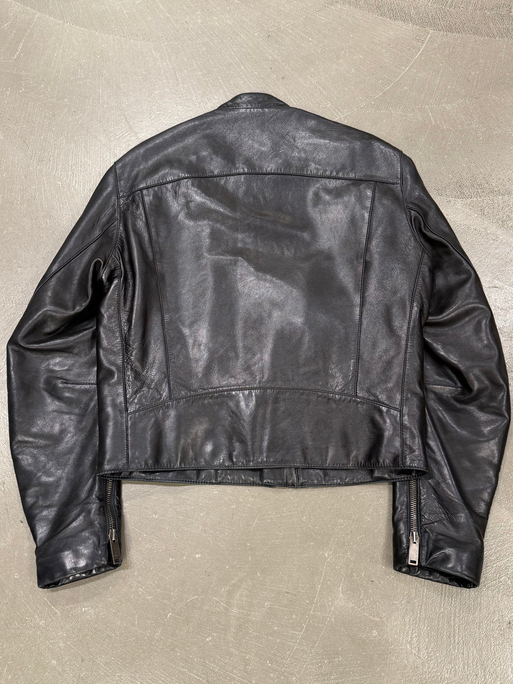 2000s Gucci by Tom Ford leather biker jacket