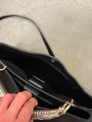 2002 YVES Saint Laurent by Tom Ford mombasa metal hord shoulder bag