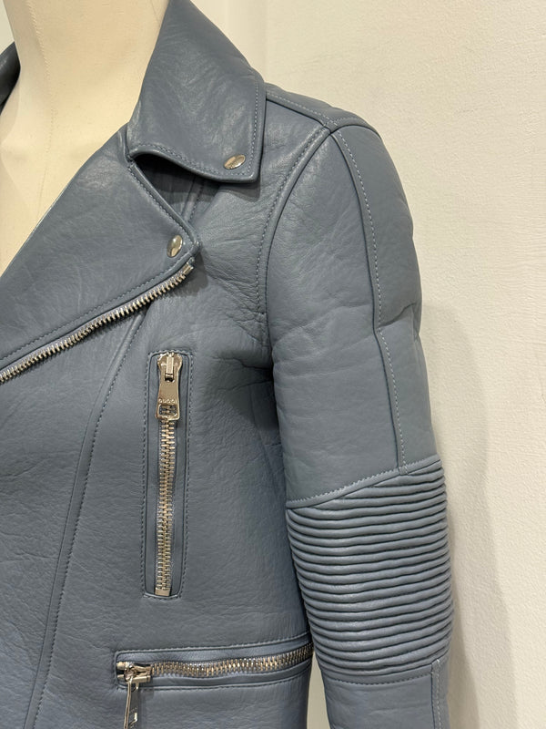 A/W2014 Gucci biker leather jacket
