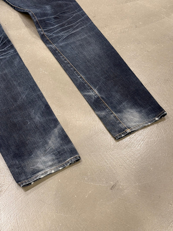 2000s Dior by Hedi Slimane faded jeans