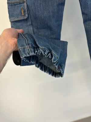 2000s Dolce & Gabbana multi pockets cargo denim pants