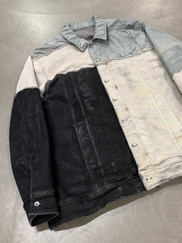 2020s Rick Owens jumbo worker JKT hybrid denim jacket