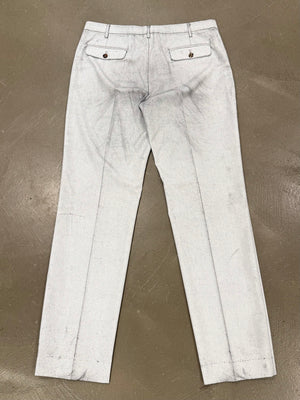 2013 Maison Margiela cracked painted tailored suit set