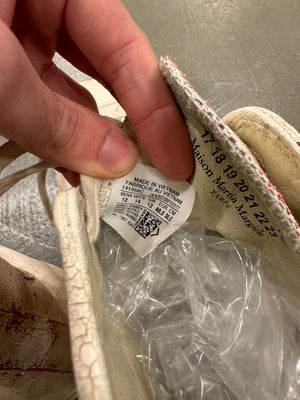 2016 Maison Margiela x Converse cracked painted sneakers