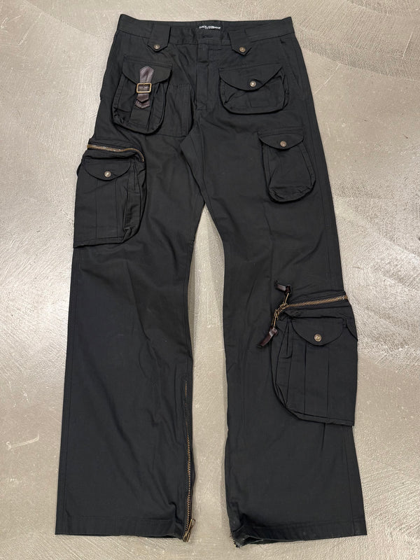 S/S2003 Dolce & Gabbana runway multi-pocket cargo pants