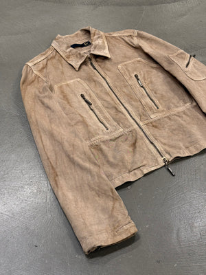 2001 Cavalli faded zipper light jacket