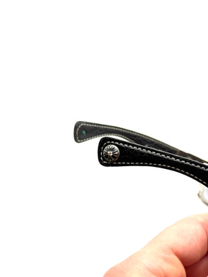 1/1 Chrome Hearts REHAB-I factory diamonds and ruby leather sunglasses