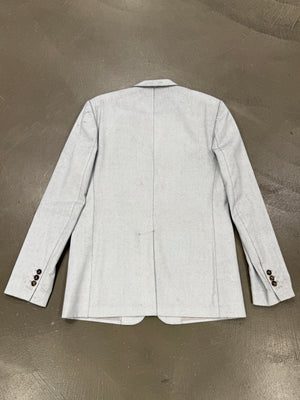 2013 Maison Margiela cracked painted tailored suit set