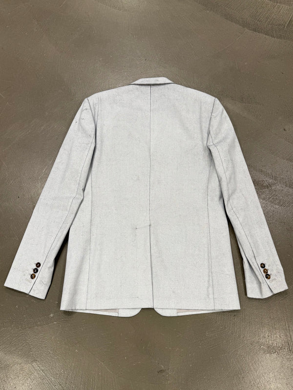 2013 Maison Margiela cracked painted tailored suit set