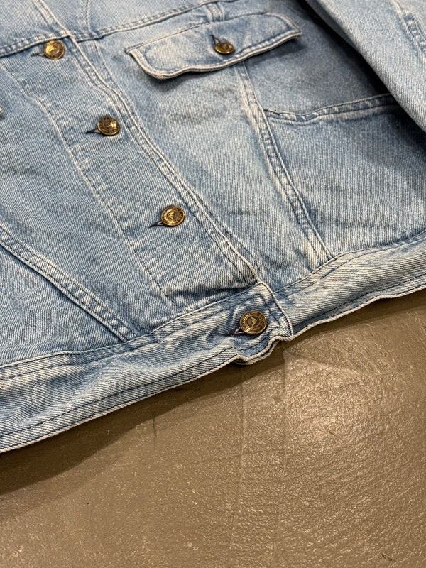 1990s Armani oversized denim jacket