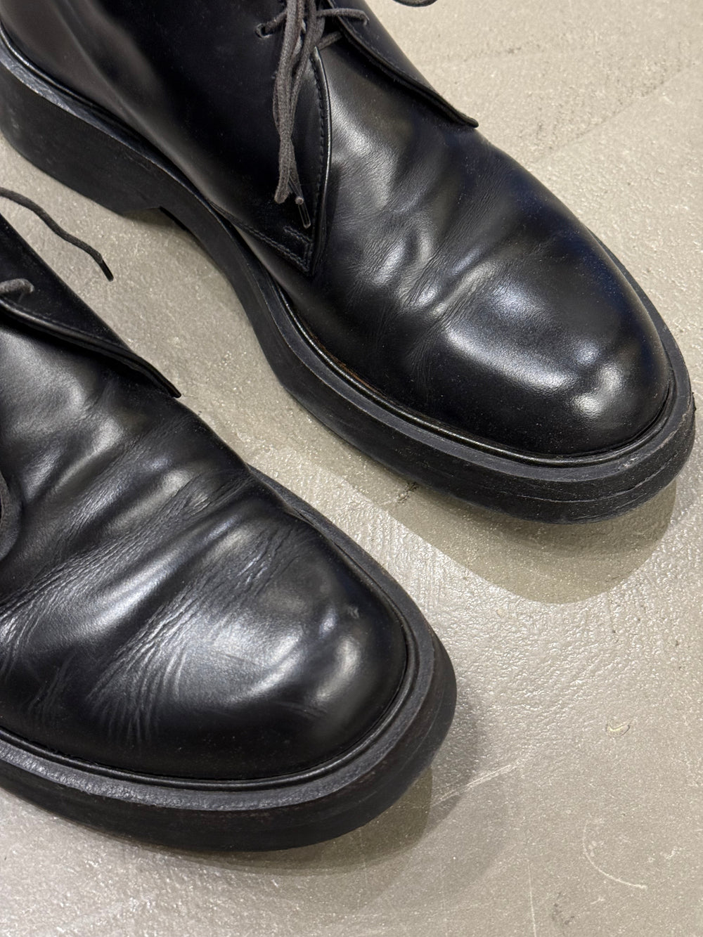 2000s Prada leather boots