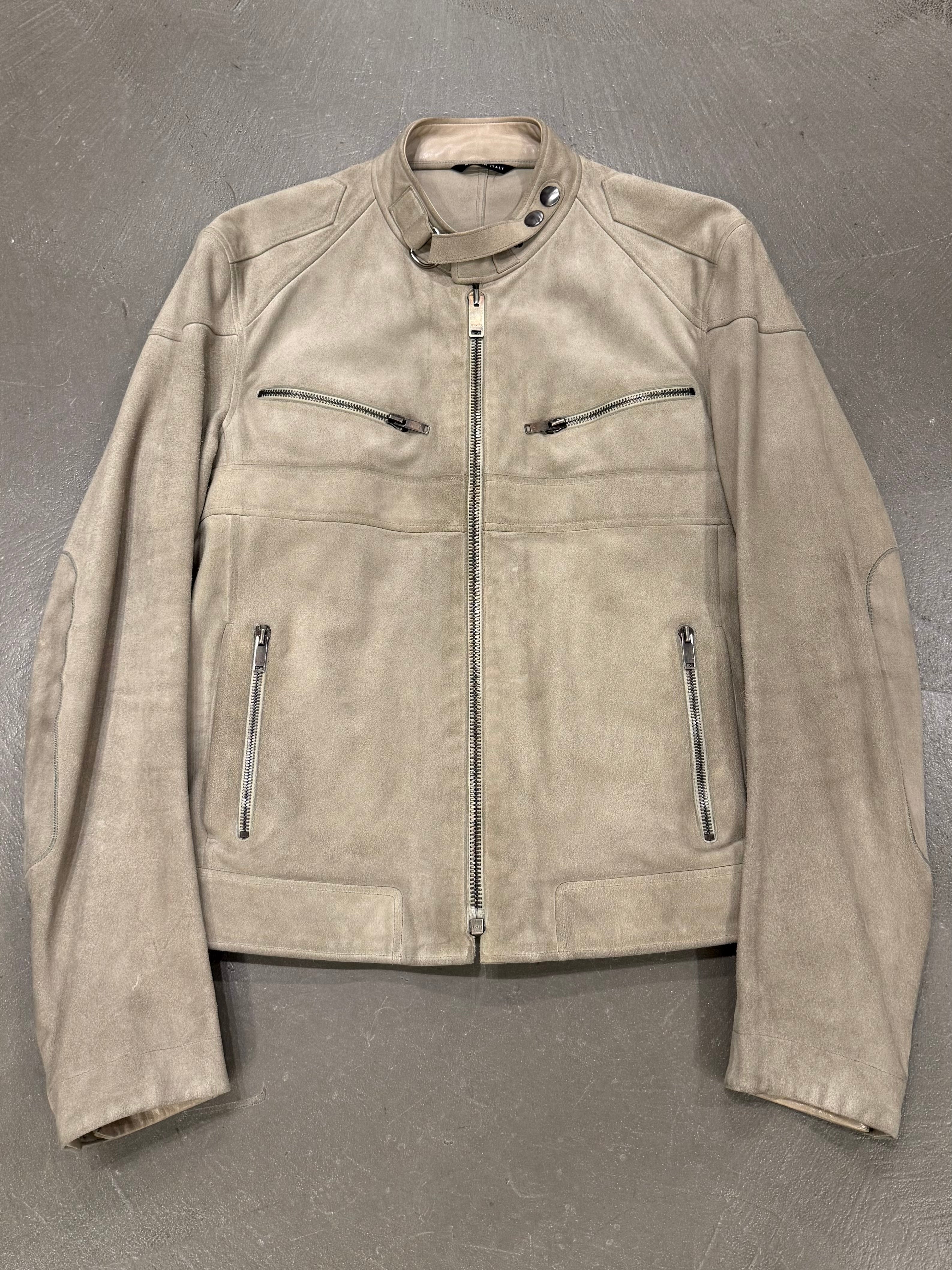 A/W2004 Gucci by Tom Ford biker leather jacket