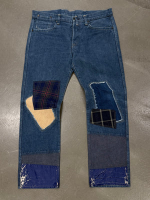 2000s Junya Watanabe patchwork denim