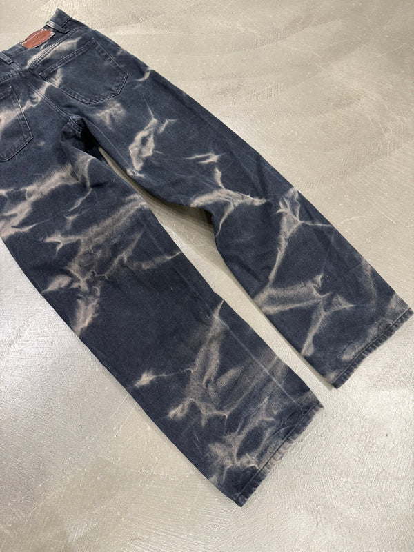 A/W 2022 Dries Van Noten acid electric pants