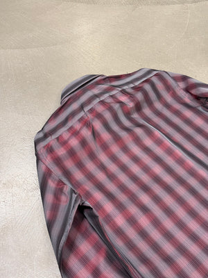 1997 Gucci by Tom Ford iridescent checkered shirt