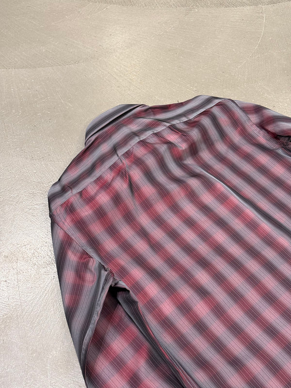 1997 Gucci by Tom Ford iridescent checkered shirt