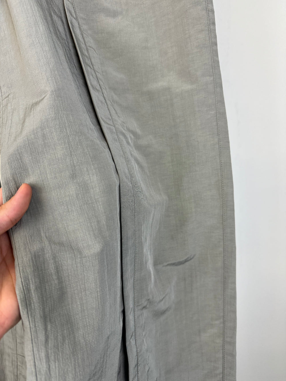 2000s Emporio Armani iridescent wide pants