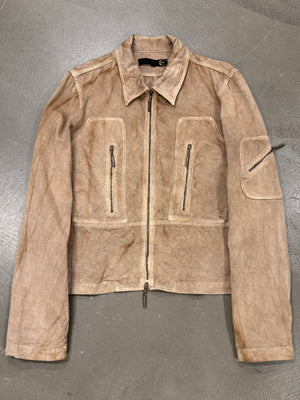 2001 Cavalli faded zipper light jacket