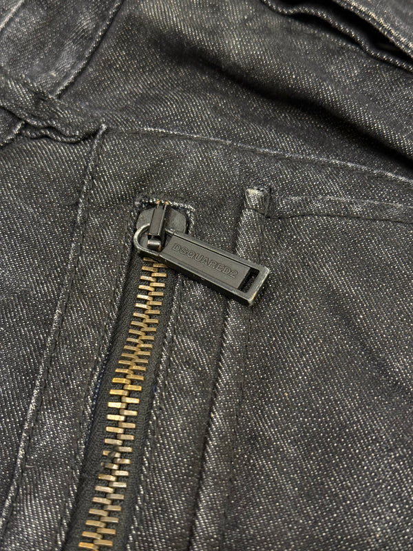 2000s DsQuared2 cargo biker pants