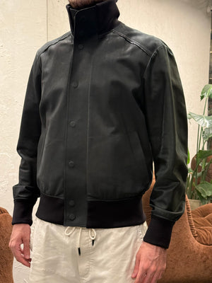 2020s Berluti leather bomber jacket