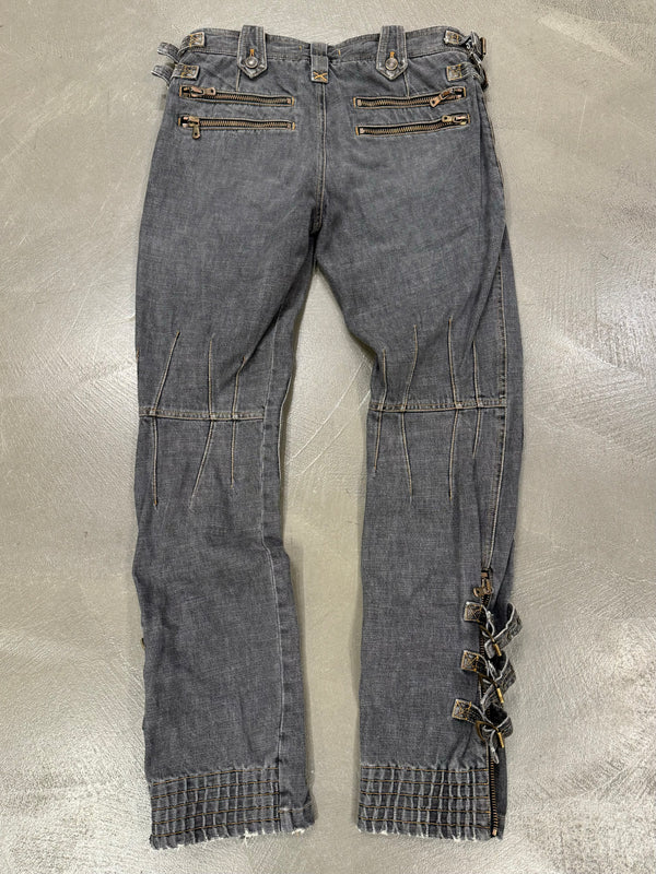 F/W 2003 Dolce & Gabbana bondage biker pants