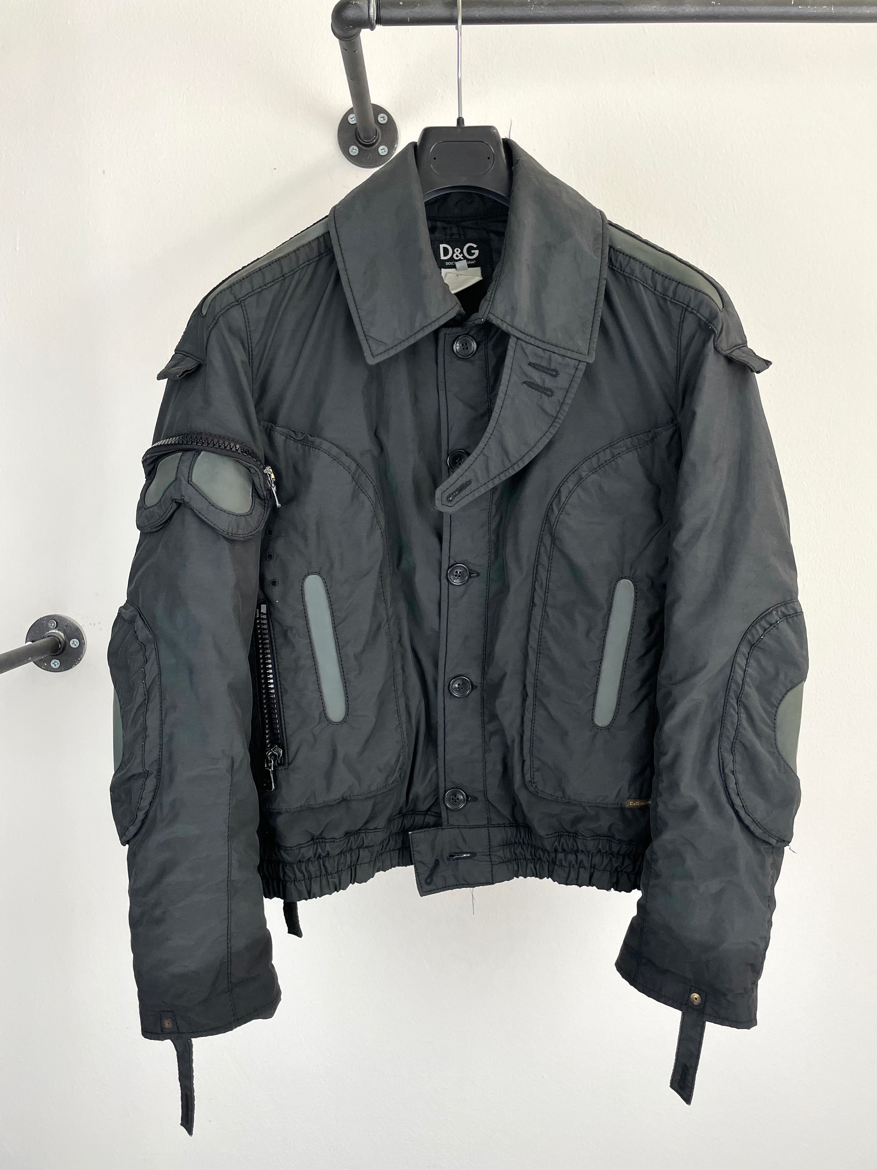 2003 Dolce & Gabbana military parachute Goggle window bomber 2003 Dolce & Gabbana military parachute Goggle window bomber