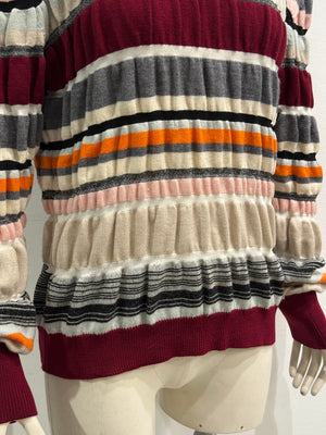 2010s JW Anderson stripe wool knit