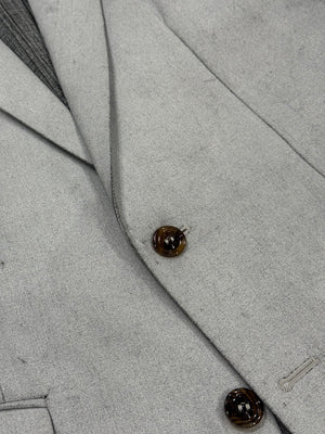 2013 Maison Margiela cracked painted tailored suit set