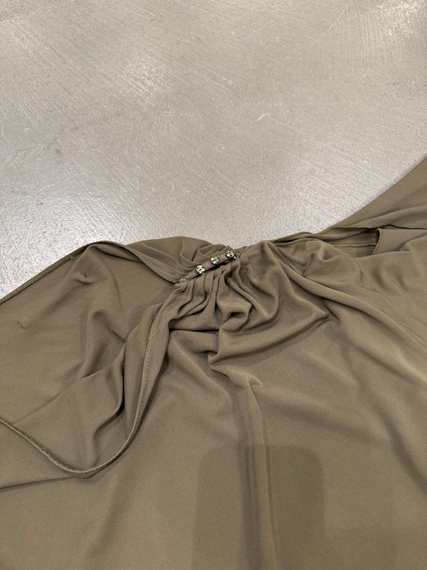 1990s Jean Paul Gaultier draped asymmetrical dress