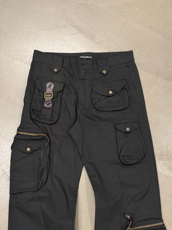 S/S2003 Dolce & Gabbana runway multi-pocket cargo pants