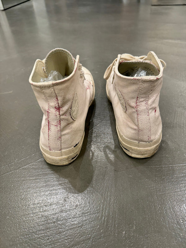 2016 Maison Margiela x Converse cracked painted sneakers