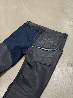 S/S2019 Rick Owens "Babel" Tyrone coated jeans