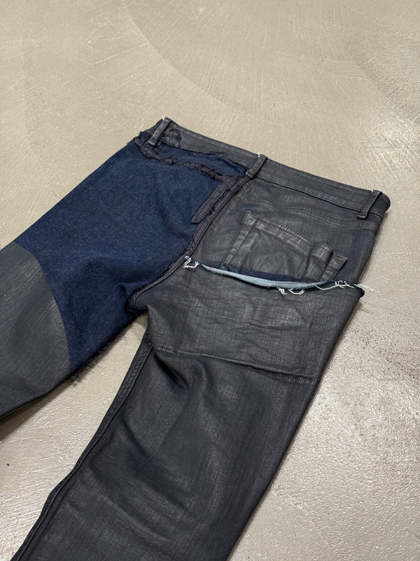 S/S2019 Rick Owens "Babel" Tyrone coated jeans
