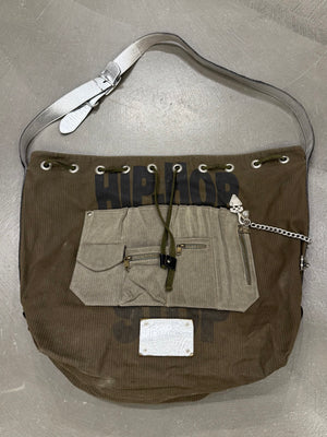 A/W2003 Dolce & Gabbana cargo chain shoulder bag